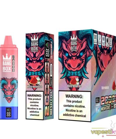 ske crystal bar 600 disposable vape Bang Box 20000 Disposable Vape | 20K Puffs with 35mL E-liquid &  Rechargeable