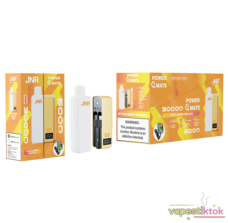 JNR Power Mate 30000 Disposable Vape - 30,000 Puffs, 10 Flavors & 5000mAh  Battery