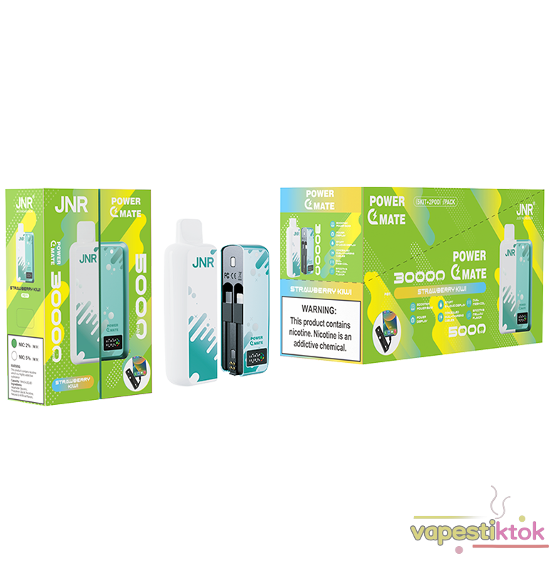 JNR Power Mate 30000 Disposable Vape - 30,000 Puffs, 10 Flavors & 5000mAh  Battery